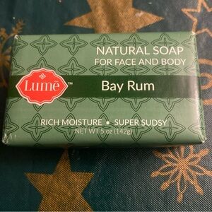 Lume All natural Full size soap bar 5oz Baby Rum‎